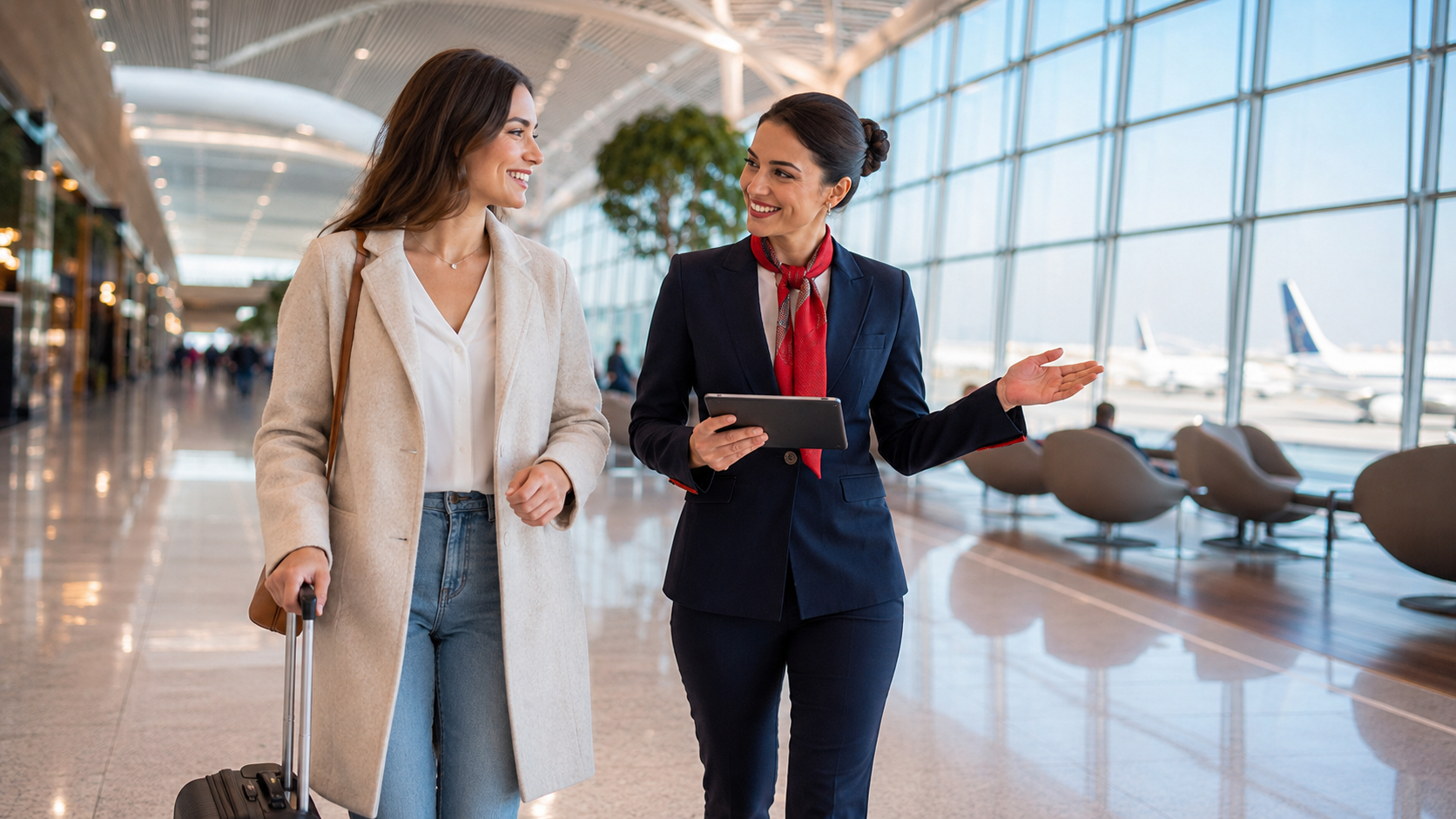 comparing turkish airlines assistance service with competitors for corporate travel